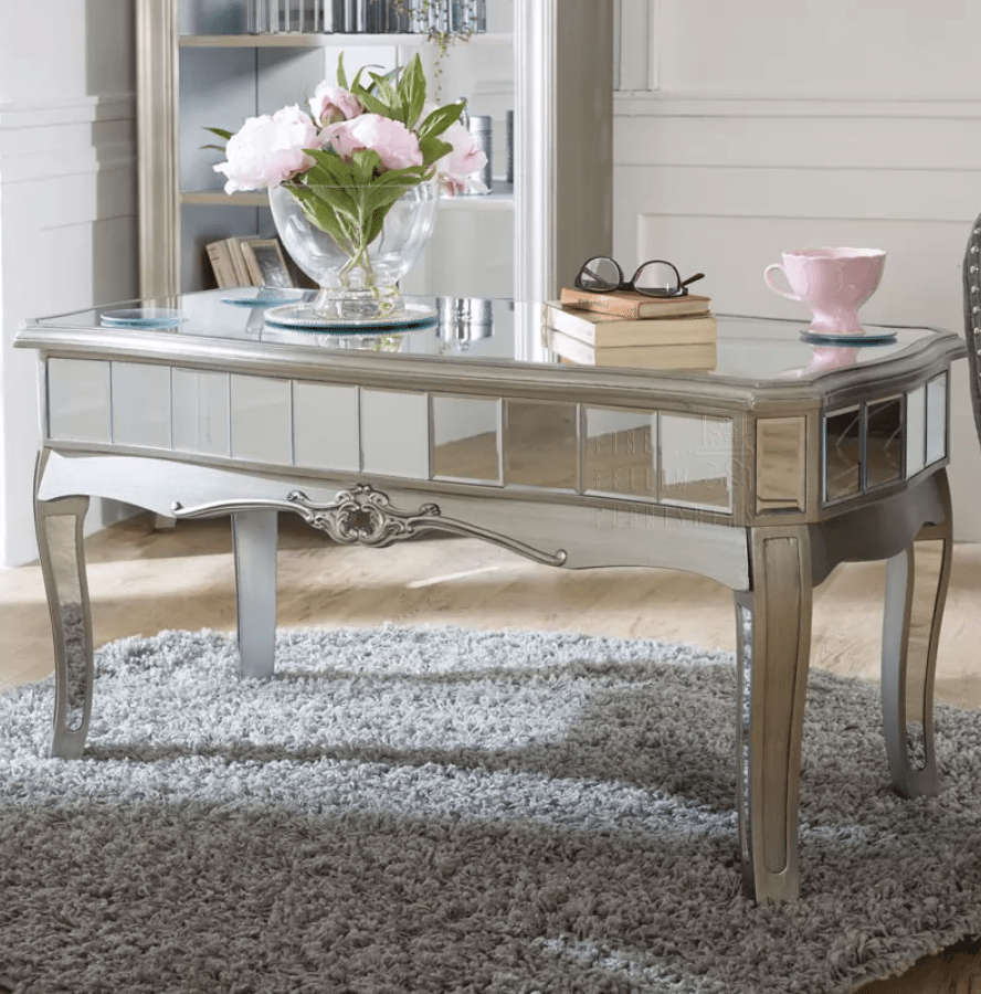 Victorian Mirrored Coffee Table
