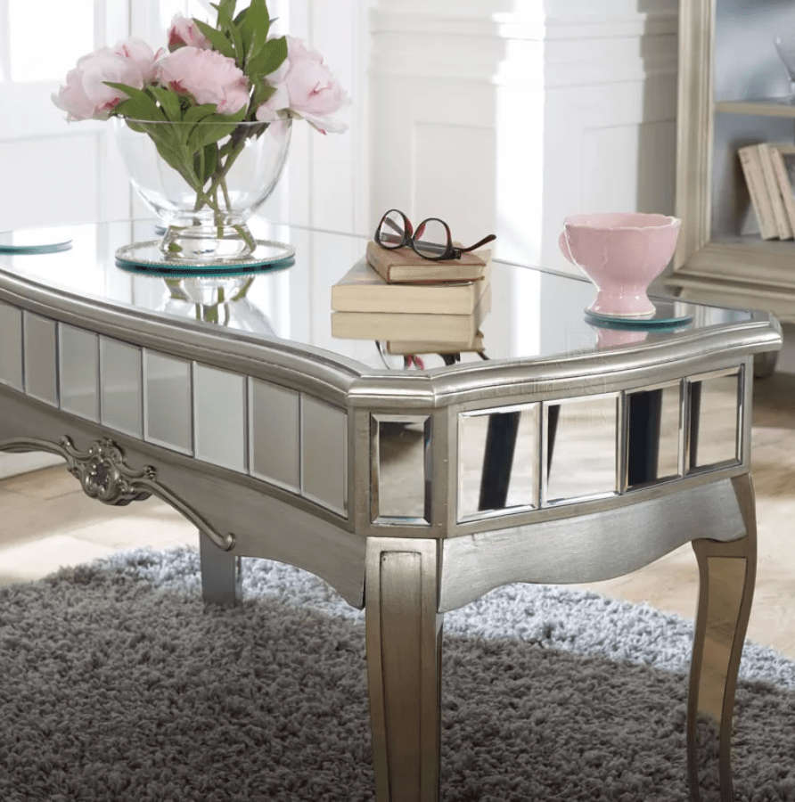 Victorian Mirrored Coffee Table