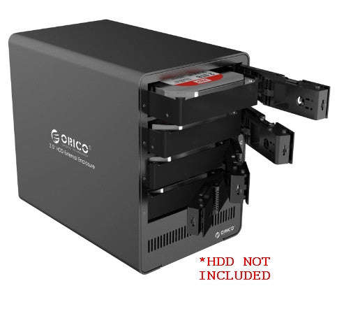 ORICO 4 BAY 3.5 USB3.0 RAID HARD DRIVE ENCLOSURE