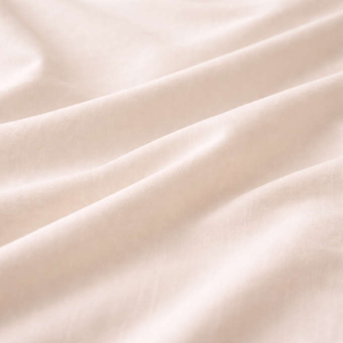 100% Cotton Percale 200 Thread Count Duvet Cover Cream