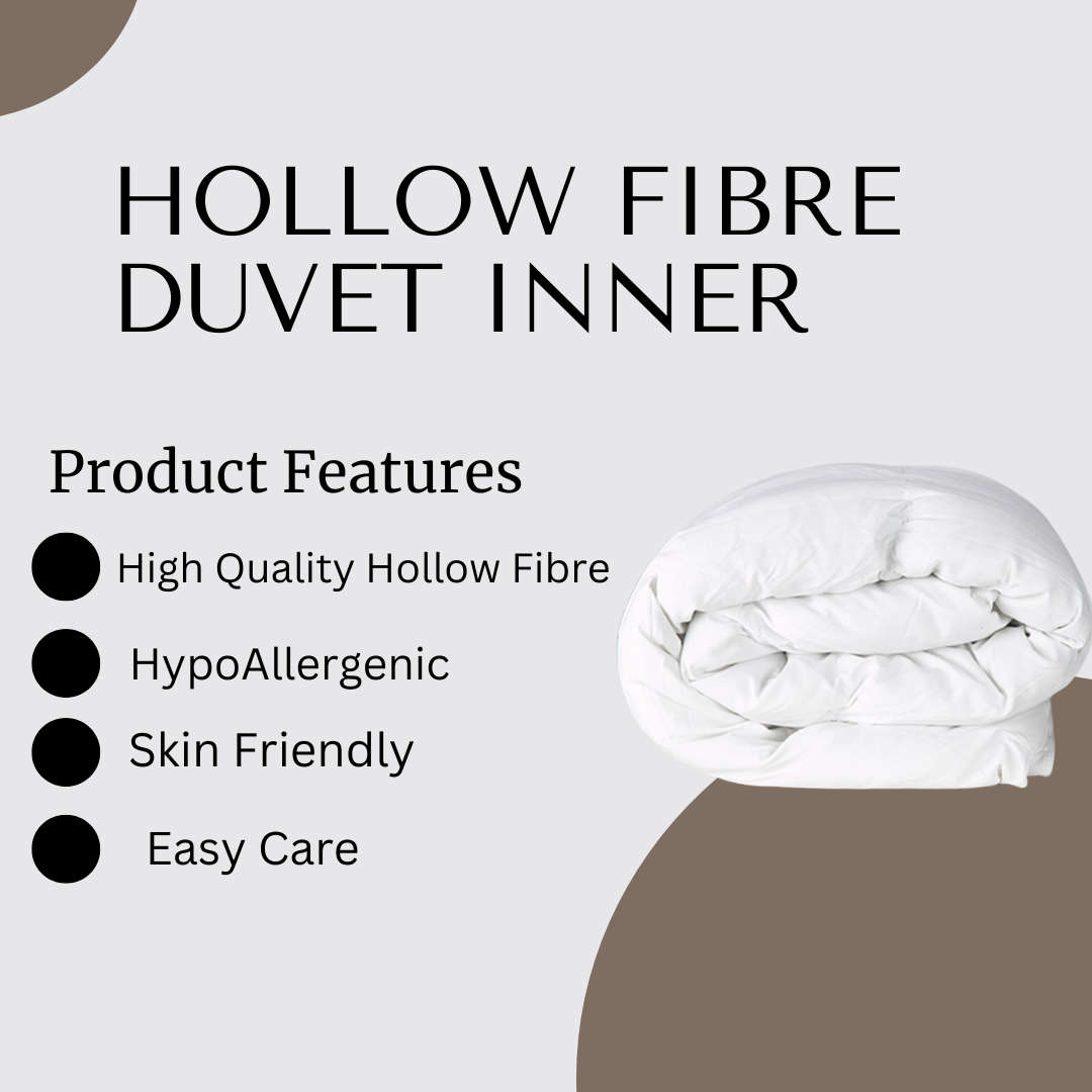 Quilted Hollow Fibre Duvet inner