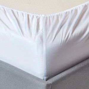 100% Cotton T-200 white Fitted Sheets - King XL