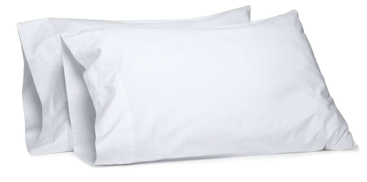 100% Cotton 400 Thread Count Pillow Case Set Of 2 - White - Deco