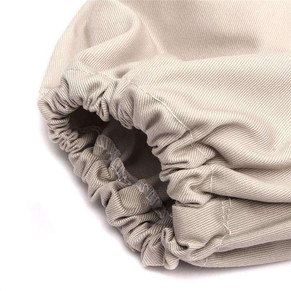 Pure Cotton Beekeeping Suit Bee Suit Heavy Duty Space Suit Leather Ventilated Bee Keeping Gloves - M