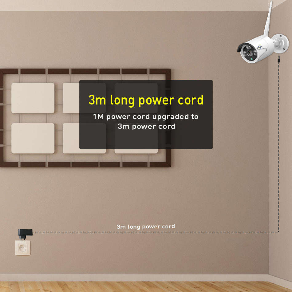 Hiseeu 1080P Wireless CCTV 8CH NVR Kit Outdoor IR Night Vision IP Camera WiFi Camera Security Sur...