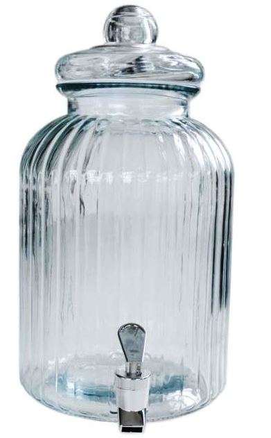 Totally 5.2L Glass Beverage Dispenser with tap