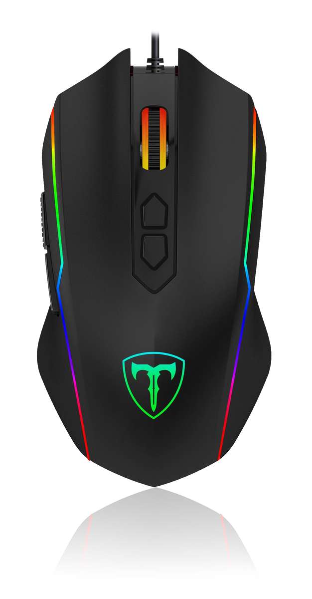 T-Dagger Sergeant 4800DPI 9 Button|180cm Cable|Ambi-Design|RGB Backlit Gaming Mouse - Black