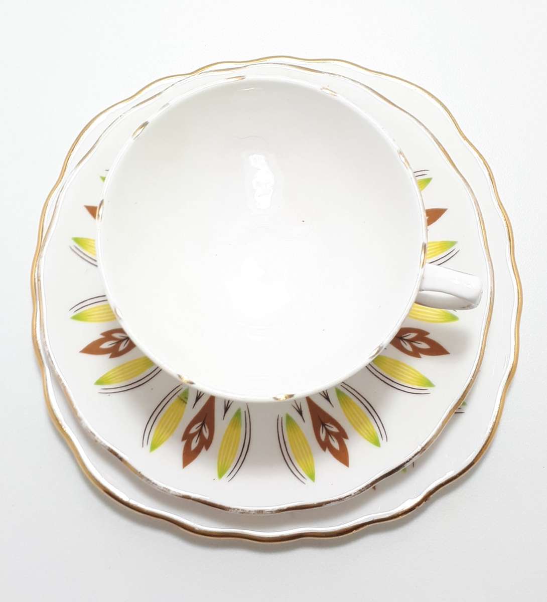 Colclough Bone China Tea Trio  Pattern 8197