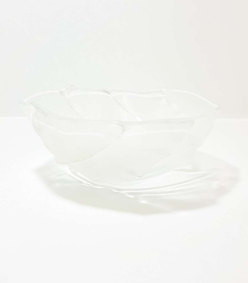 Vintage Glass Display Bowl