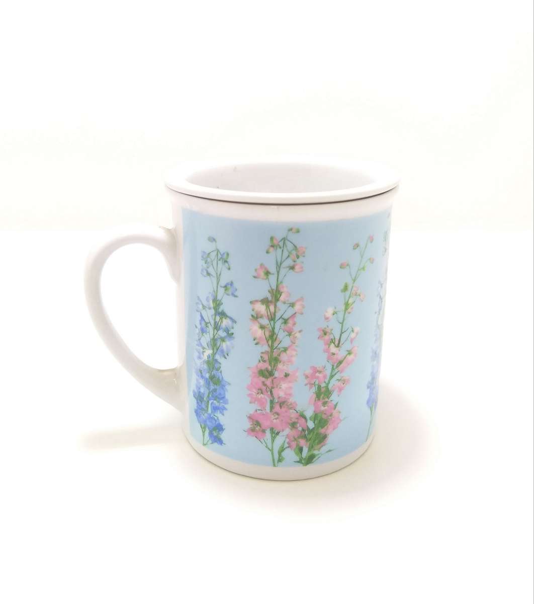 Porcelain Mug Fitted With Removable Porcelain Infuser