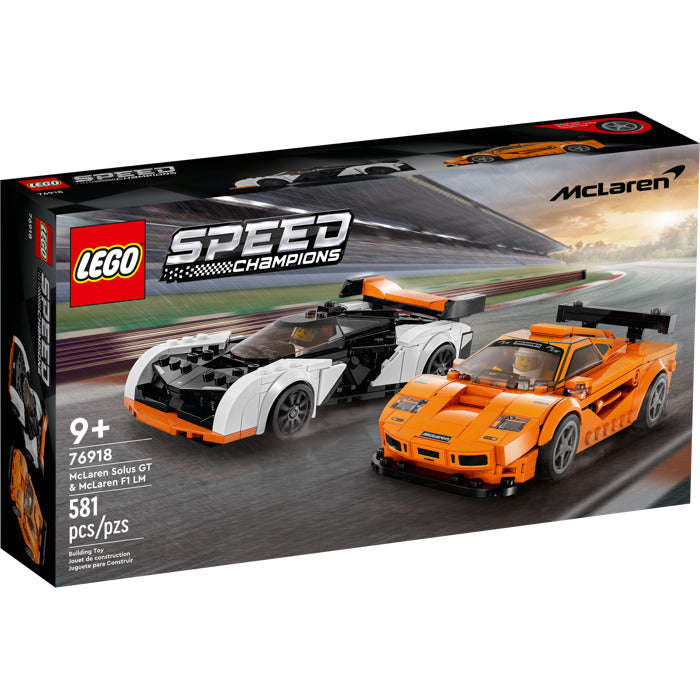 LEGO 76918 - Speed Champions McLaren Solus GT & McLaren F1 LM