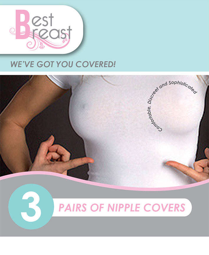 Best Breast Silk Nipple Covers (3 Pairs)