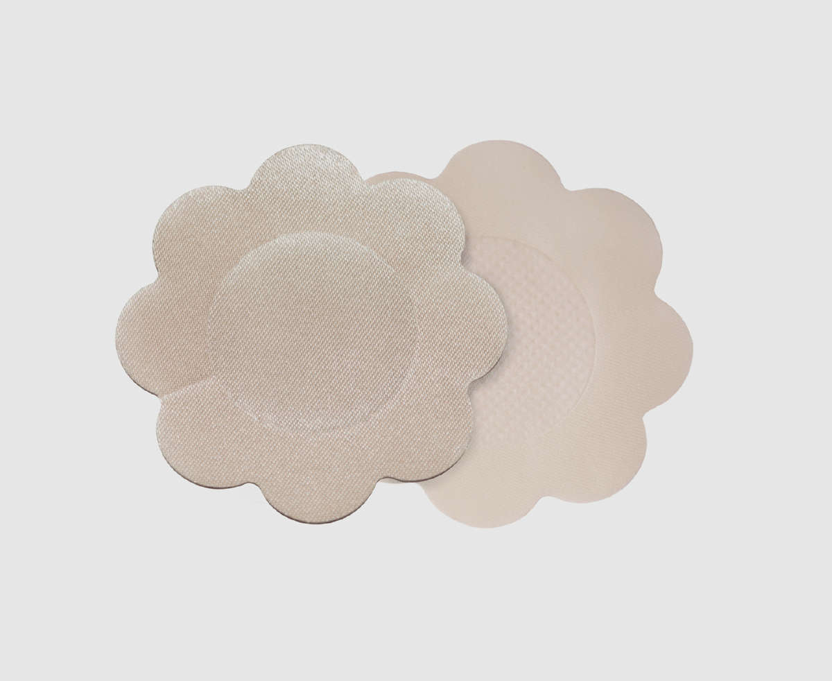 BYE BRA Nude Silk Nipple Covers (4 Pairs)