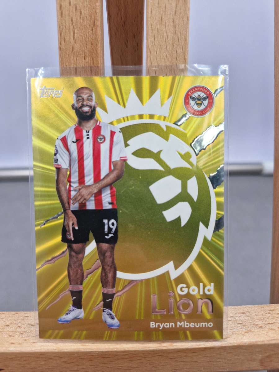 Topps Premier League 2026 - Gold Lion - Bryan Mbeumo Brentfod