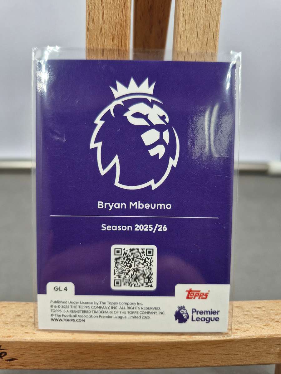 Topps Premier League 2026 - Gold Lion - Bryan Mbeumo Brentfod