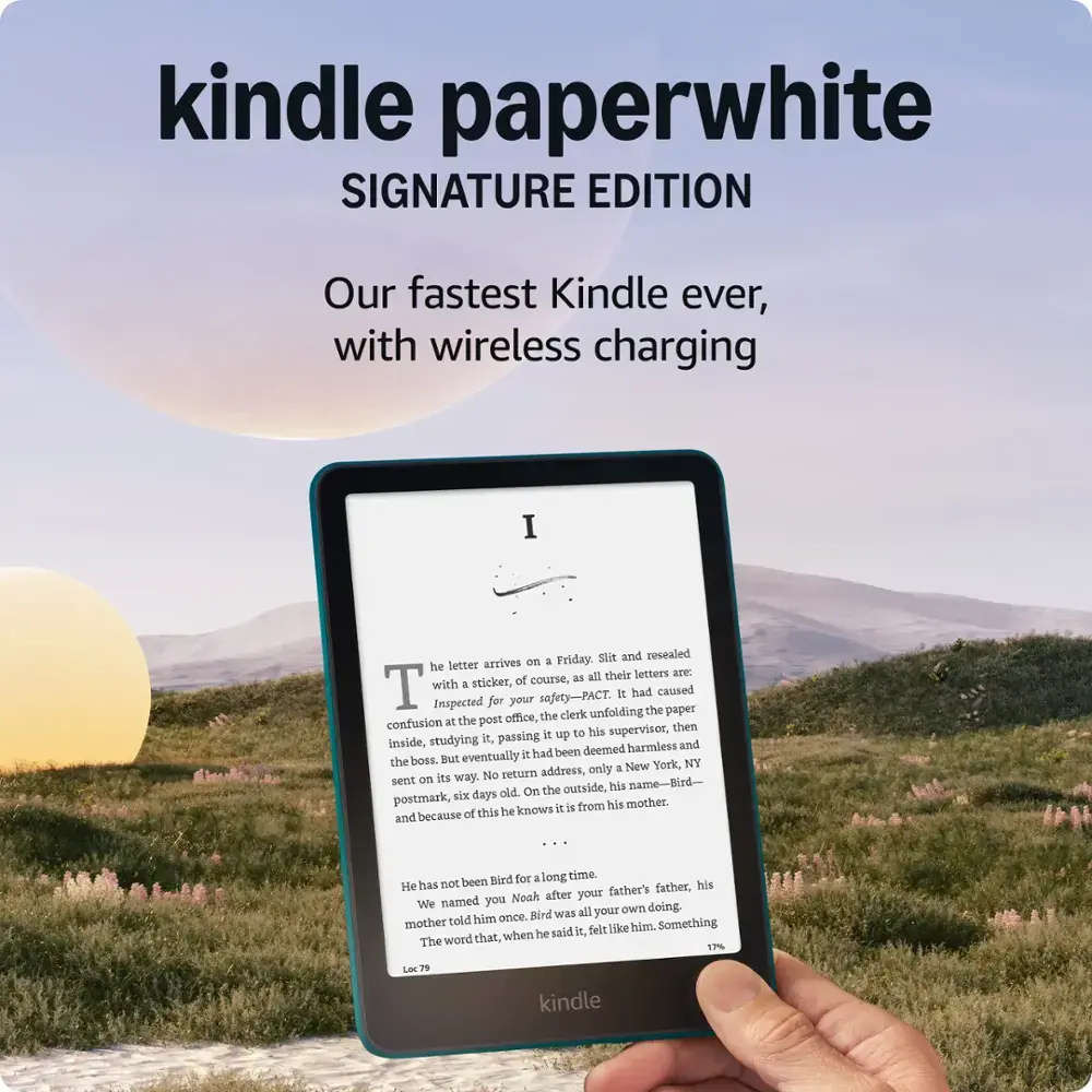 Amazon - Kindle Paperwhite Signature Edition 12th Gen (32 GB) - Metallic Jade (Parallel Import)