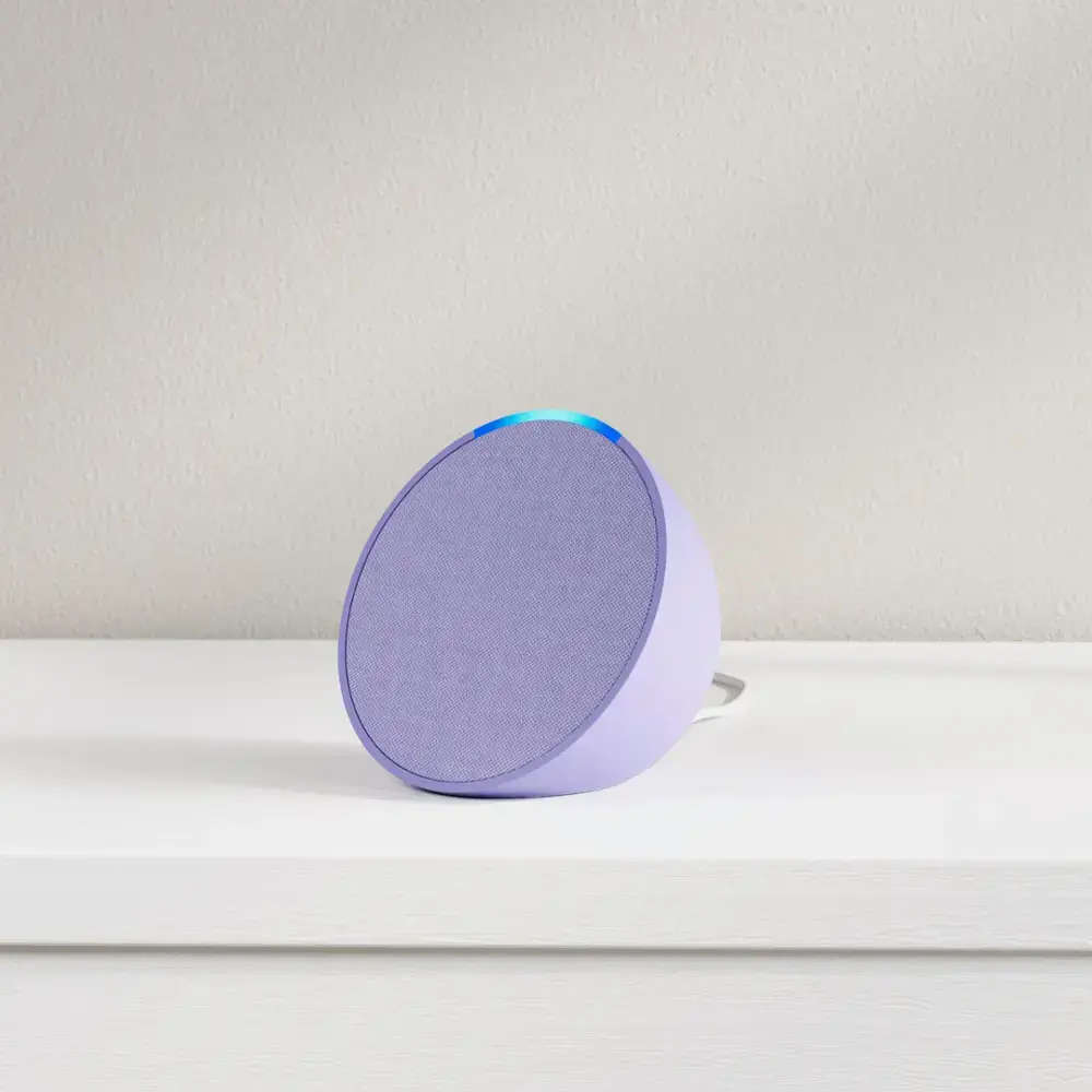 Amazon Echo Pop Compact Smart Speaker with Alexa - Lavender Bloom