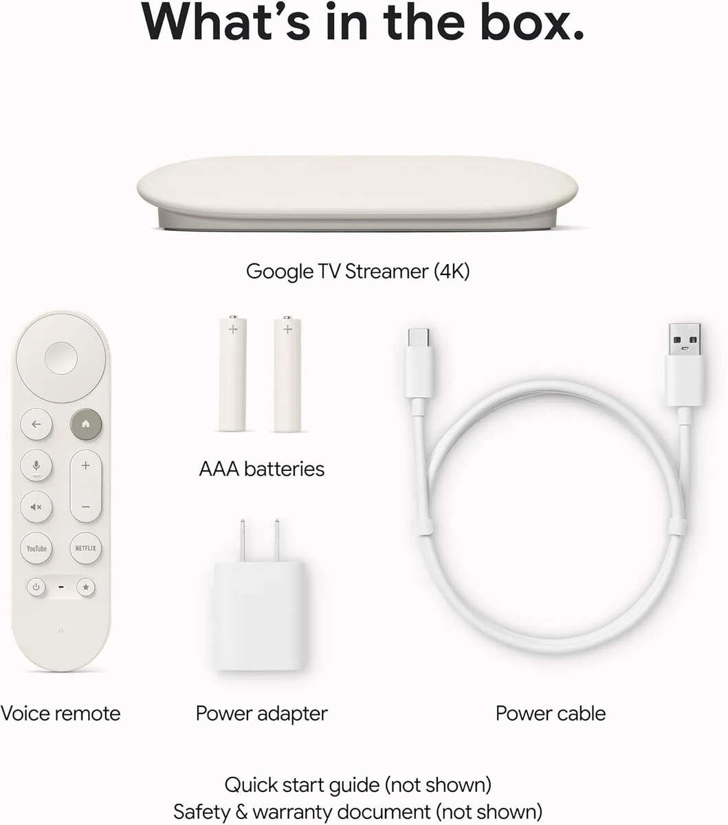 Google TV Streamer (4K) (Porcelain) (Parallel Import)