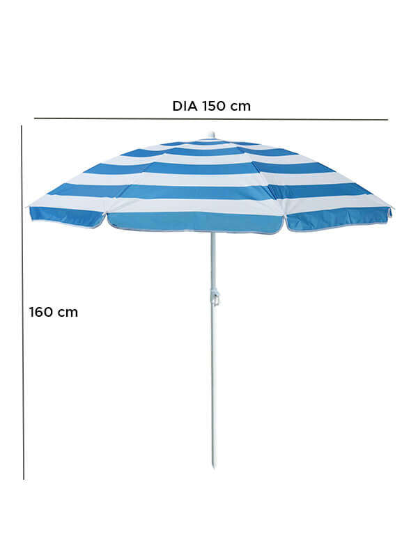Striped Beach Umbrella