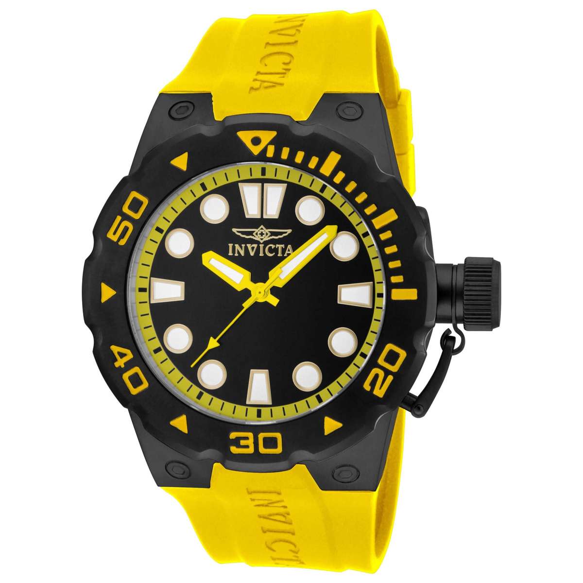 INVICTA Mens Pro Diver Explorer 51mm Watch Yellow
