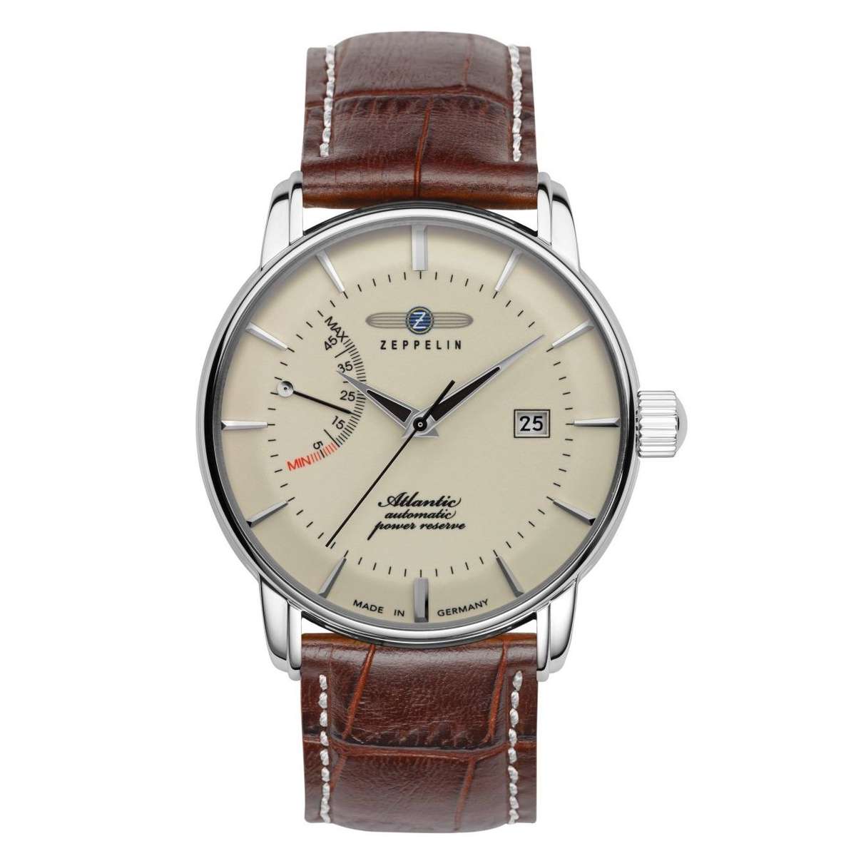 ZEPPELIN Men's Atlantic Automatic Power Reserve Watch Night Glow 84625