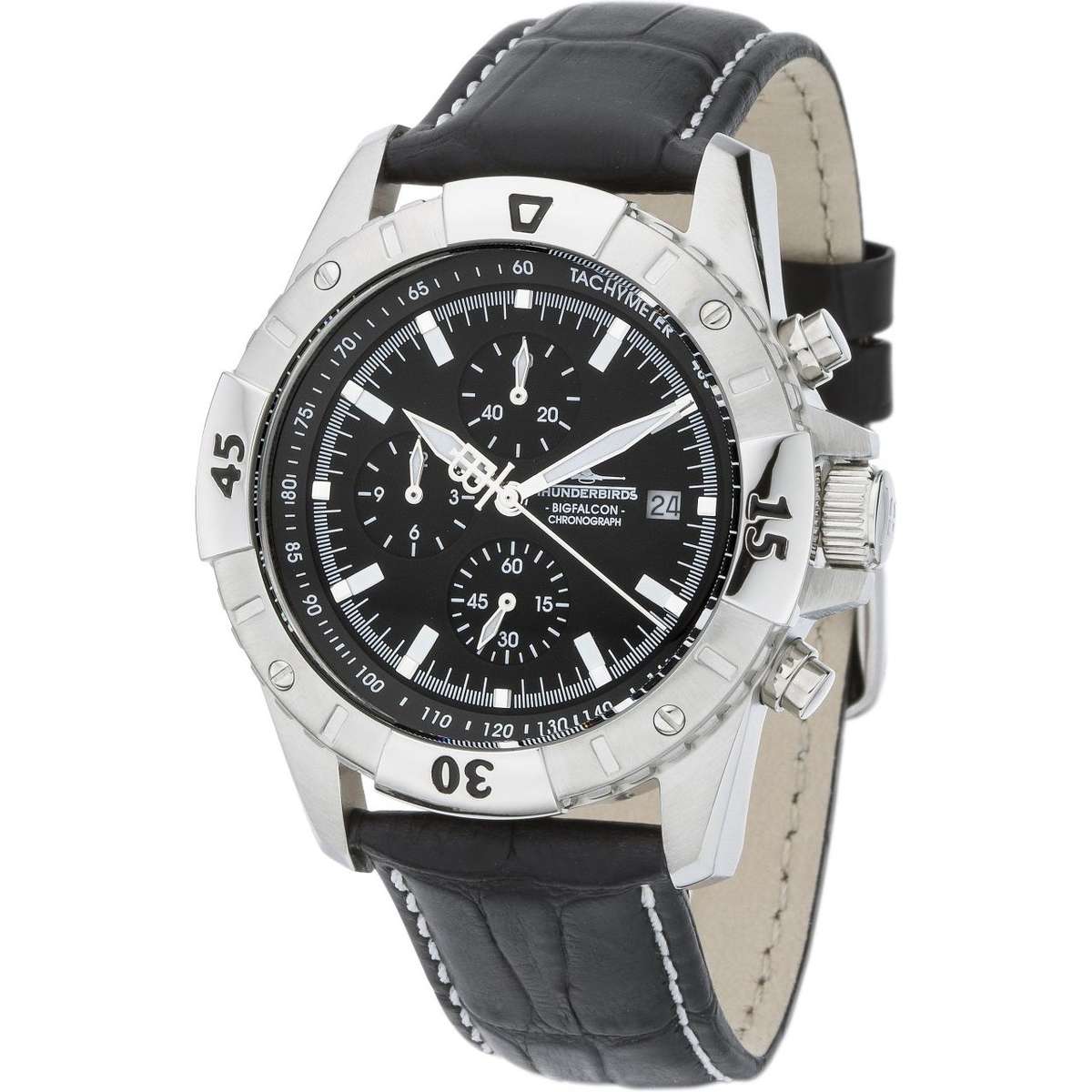 THUNDERBIRDS Big Falcon Aviator 42mm Chronograph Watch