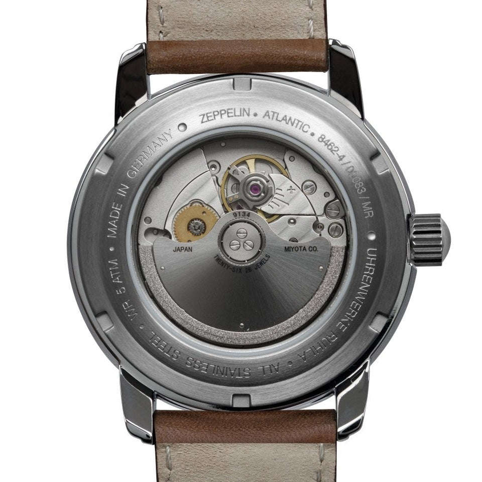 ZEPPELIN Men's Atlantic Automatic Power Reserve Watch Night Glow 84625