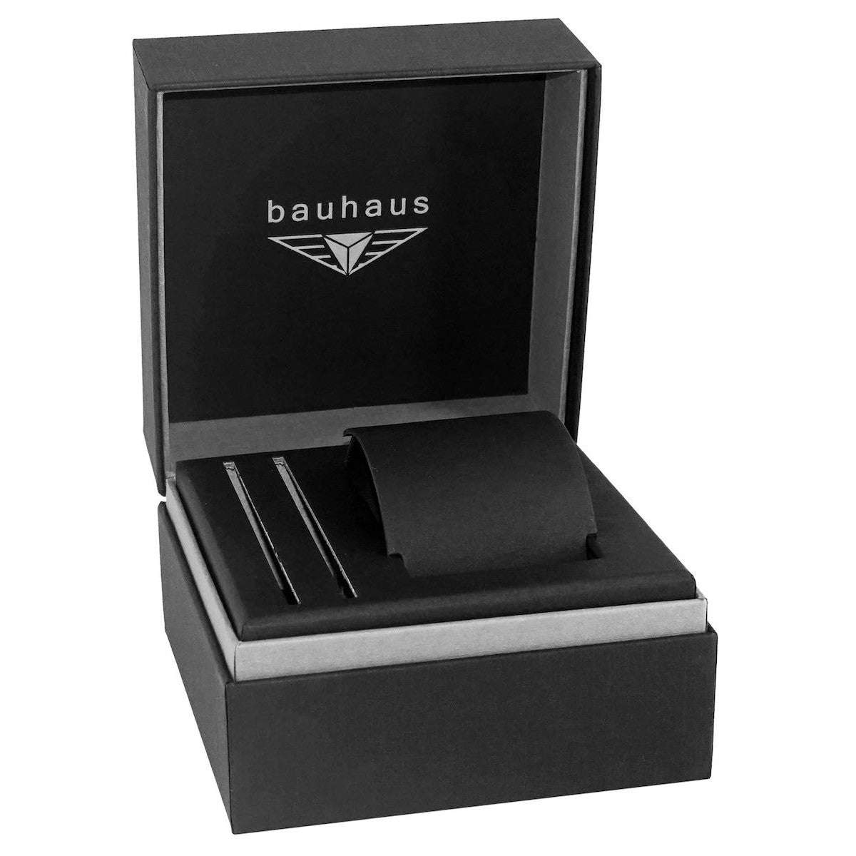 BAUHAUS AVIATION Men's Flight Control Automatic Leather Strap Watch 27625