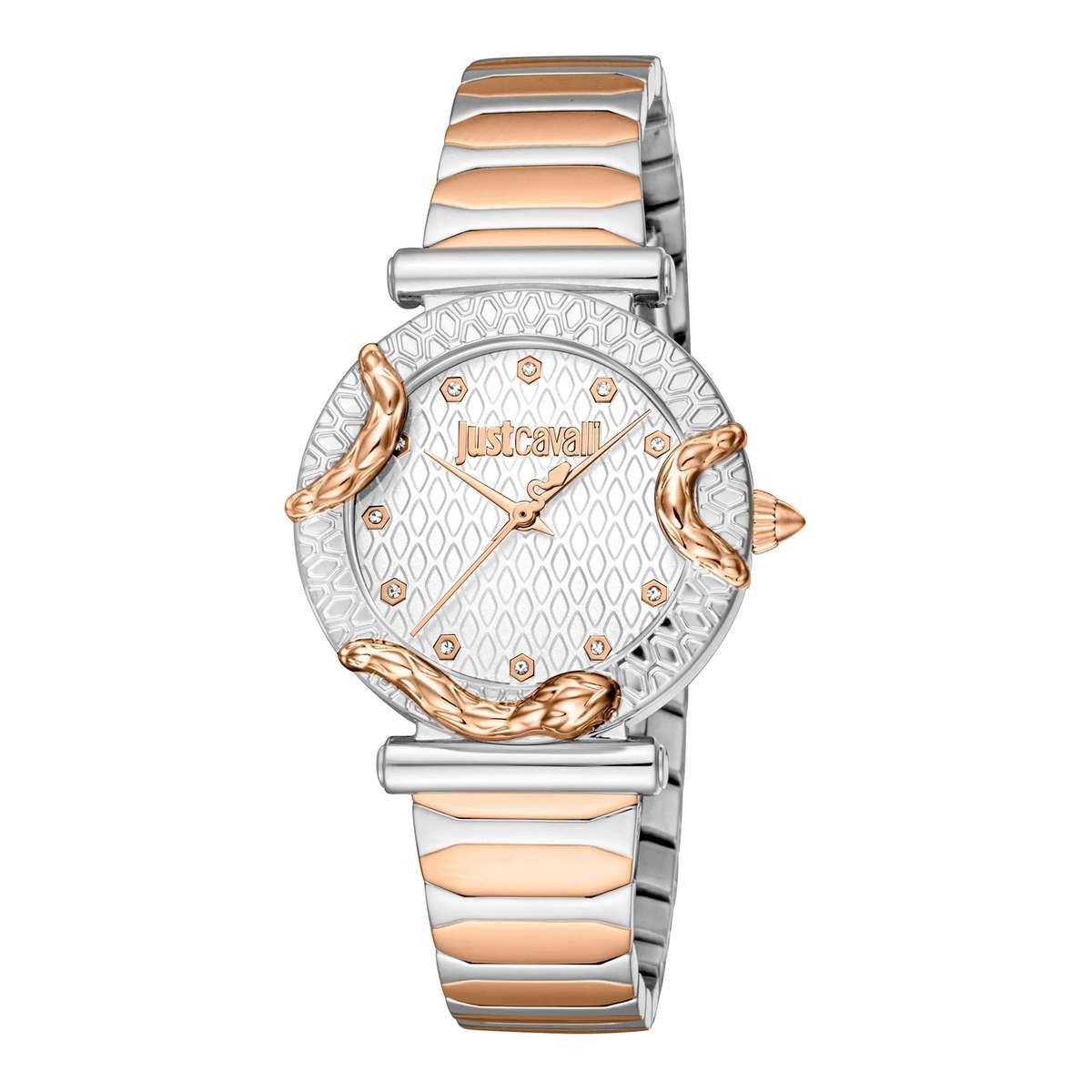 Just Cavalli Animalier Atrani Two Tones RG Silver
