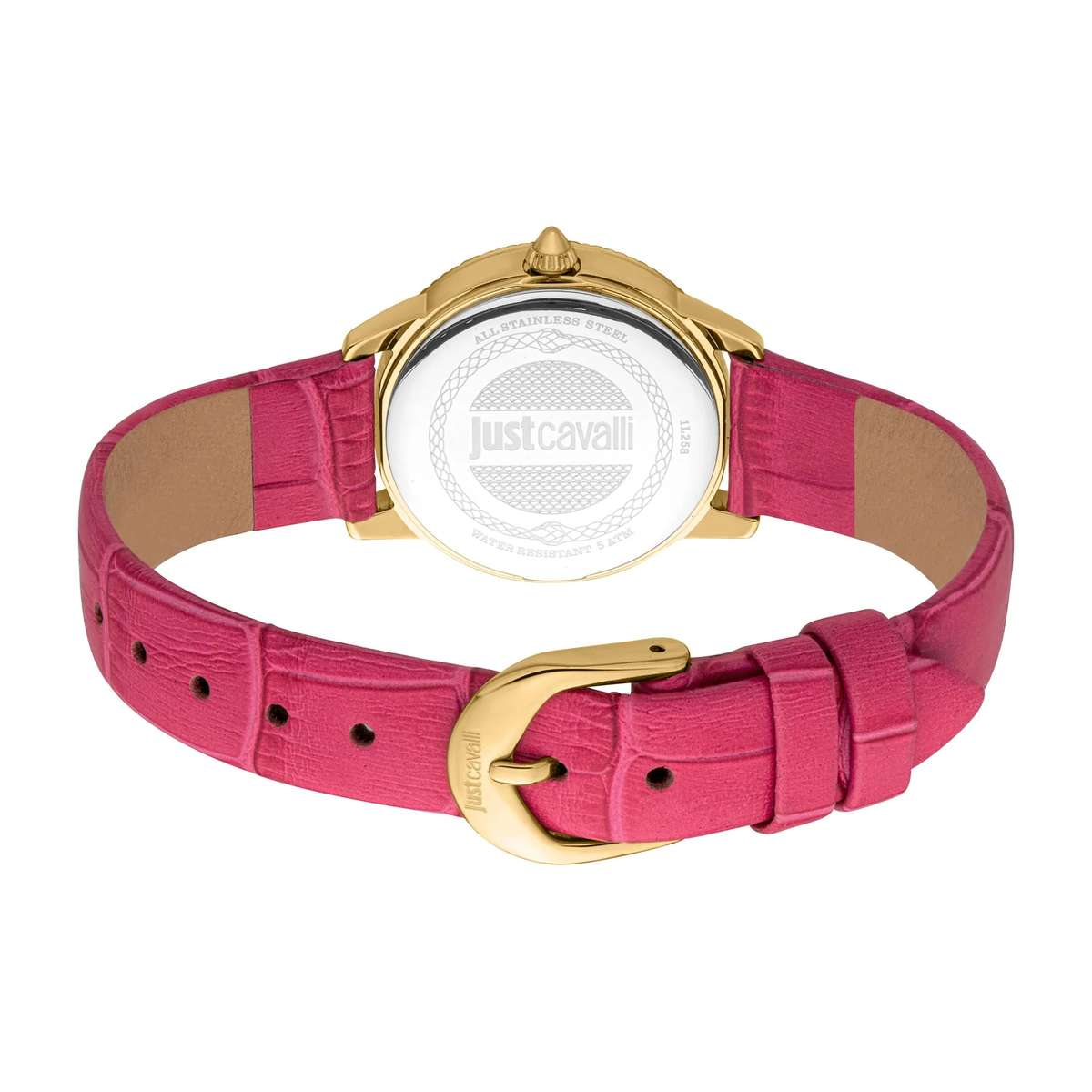 Just Cavalli Glam Chic Daydreamer Leather Pink YG