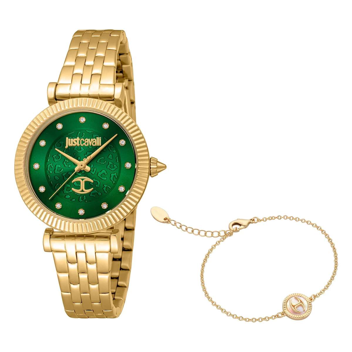 Just Cavalli SET Unleashed Yellow Gold Green