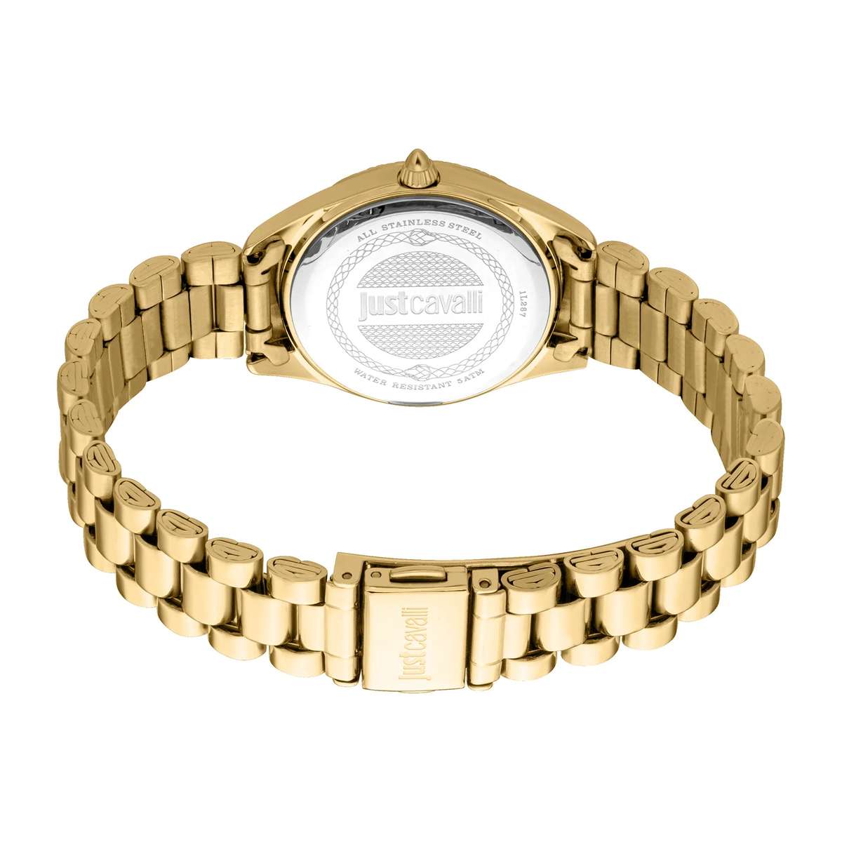 Just Cavalli Glam Chic Pacentro Yellow Gold Bottle Green
