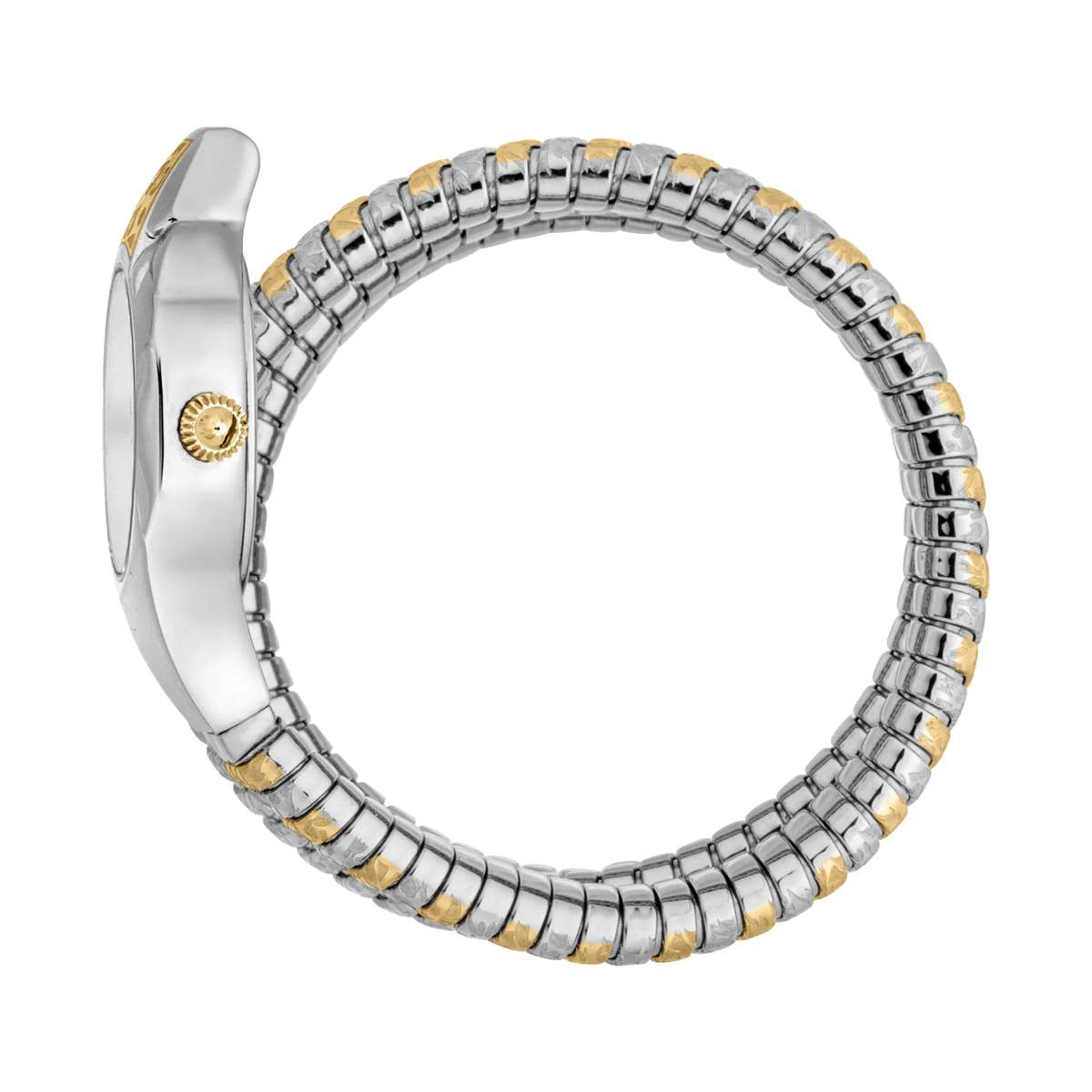Just Cavalli Signature Snake Ravenna Two Tones YG Silver