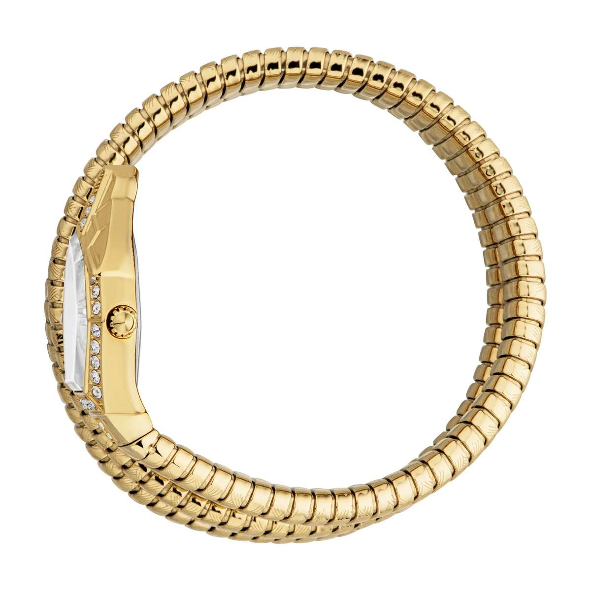 Just Cavalli Signature Snake Mesmerizing Yellow Gold Silver