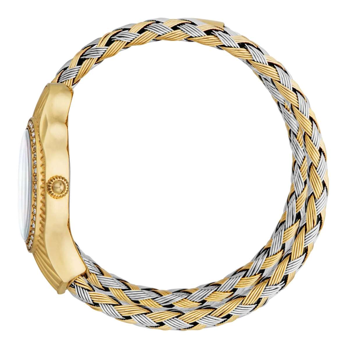 Just Cavalli Signature Snake Twined Two Tones YG MOP