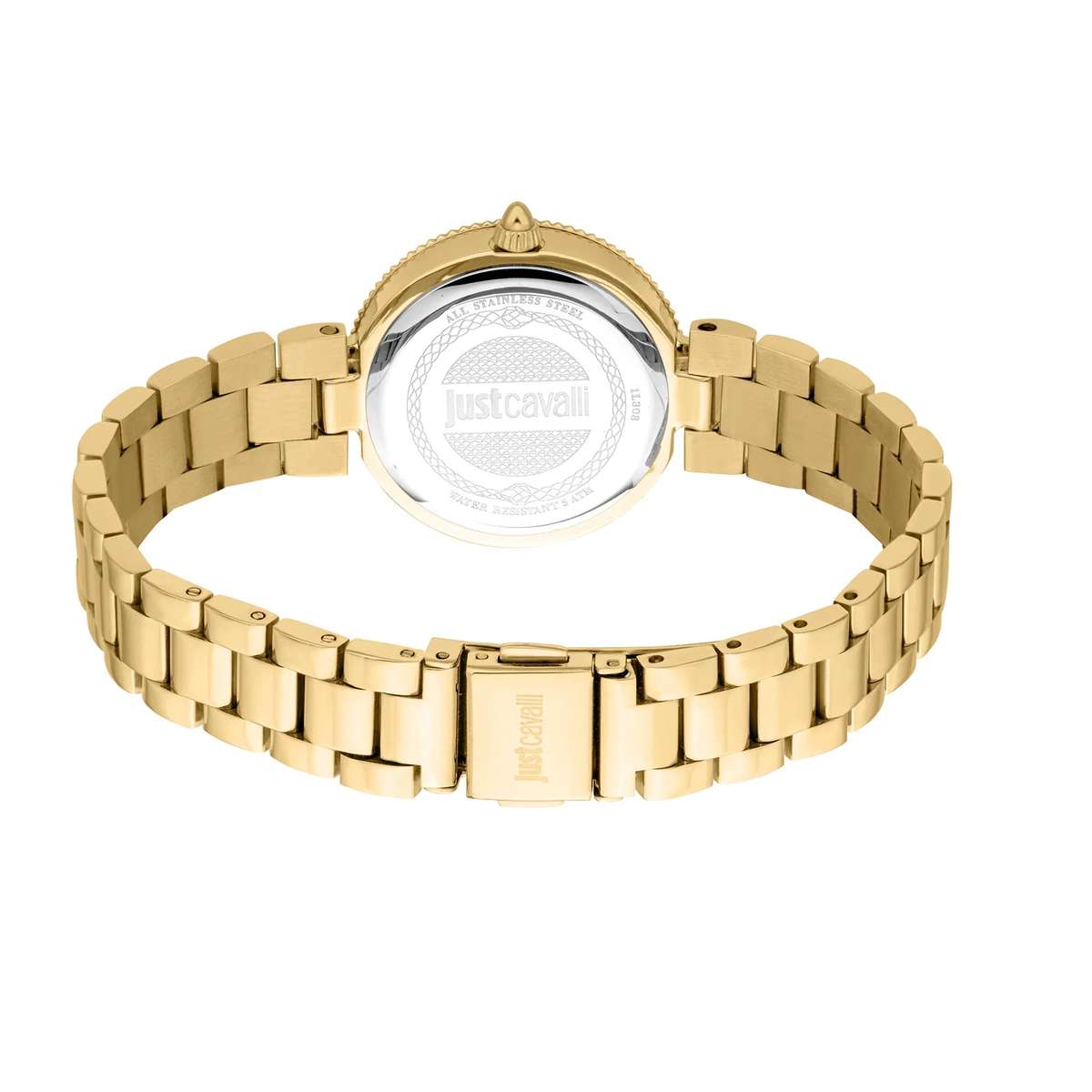 Just Cavalli Glam Chic Ostentatious Yellow Gold Turquoise