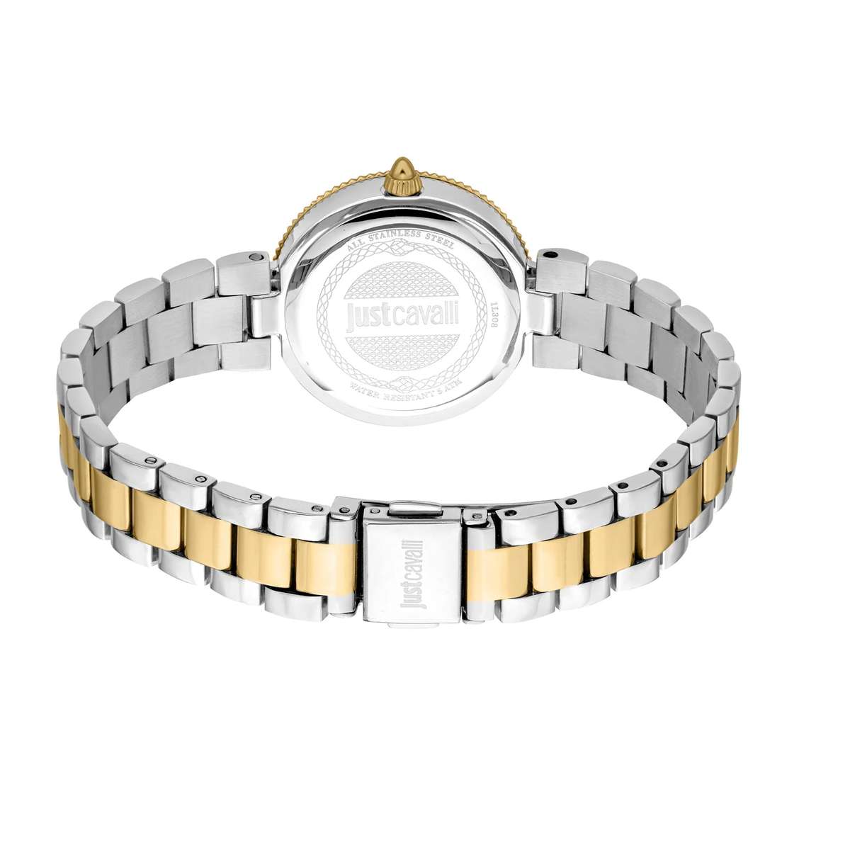 Just Cavalli Glam Chic Ostentatious Yellow Gold Green