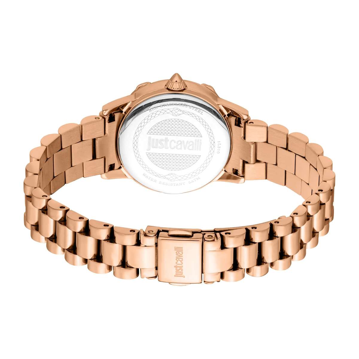 Just Cavalli Animalier Fiorenza Snake Rose Gold Violet
