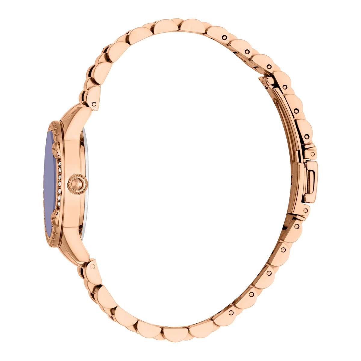 Just Cavalli Animalier Fiorenza Snake Rose Gold Violet