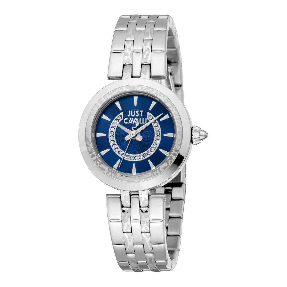 Just Cavalli Animalier Preziosa Silver Grey Night Blue