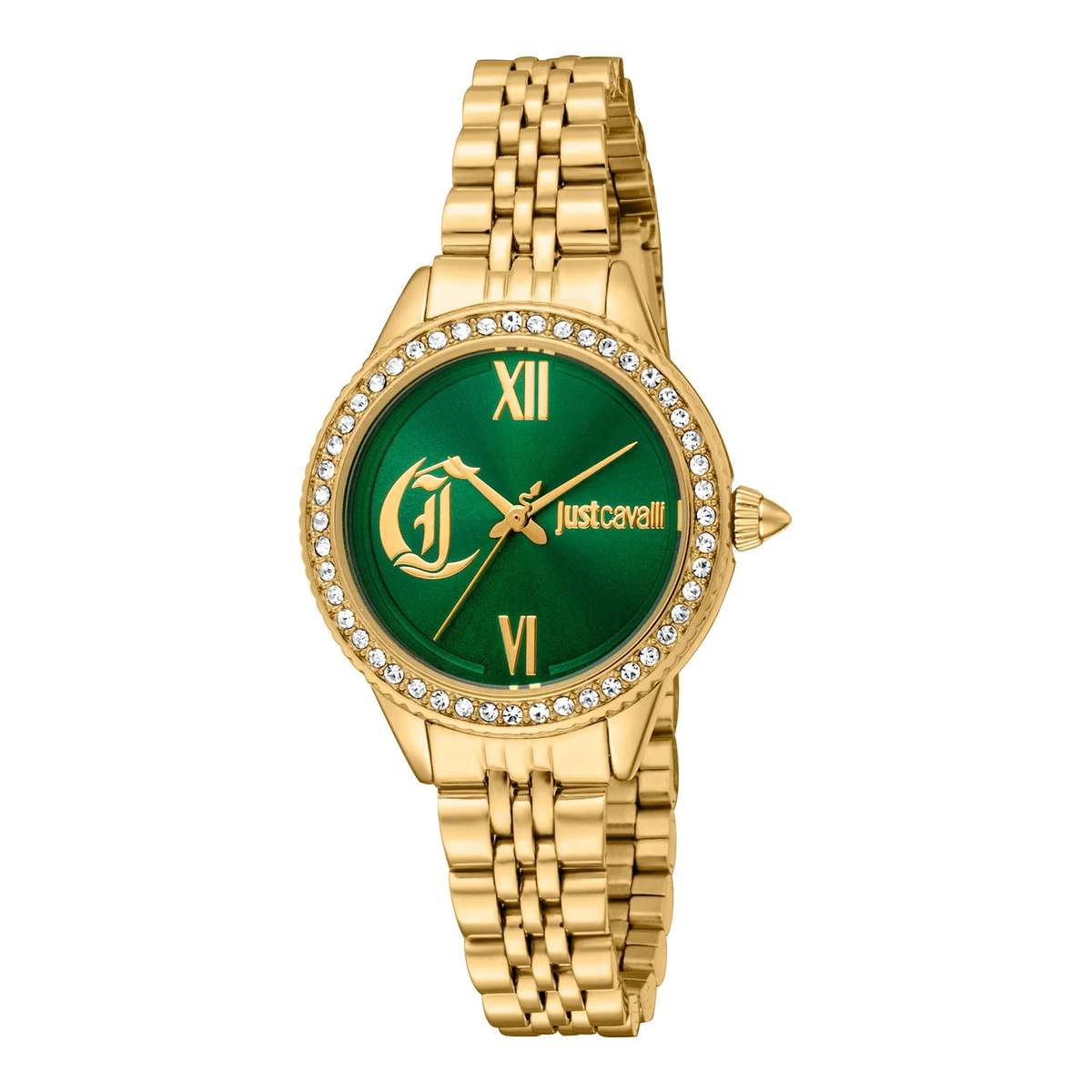 Just Cavalli Glam Chic Forward Yellow Gold Green