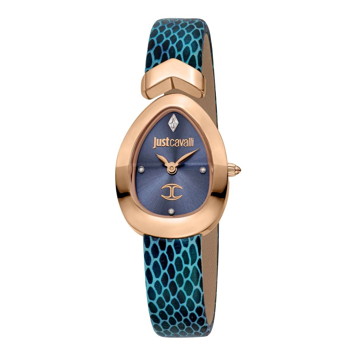 Just Cavalli Signature Snake Diversa Snake Blu