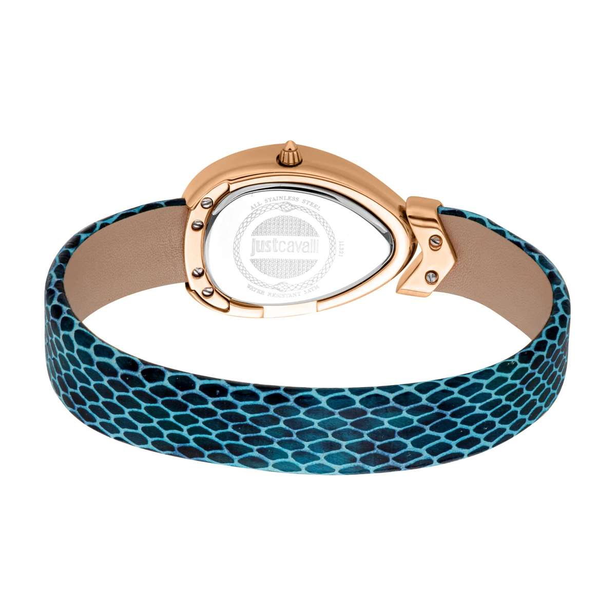 Just Cavalli Signature Snake Diversa Snake Blu