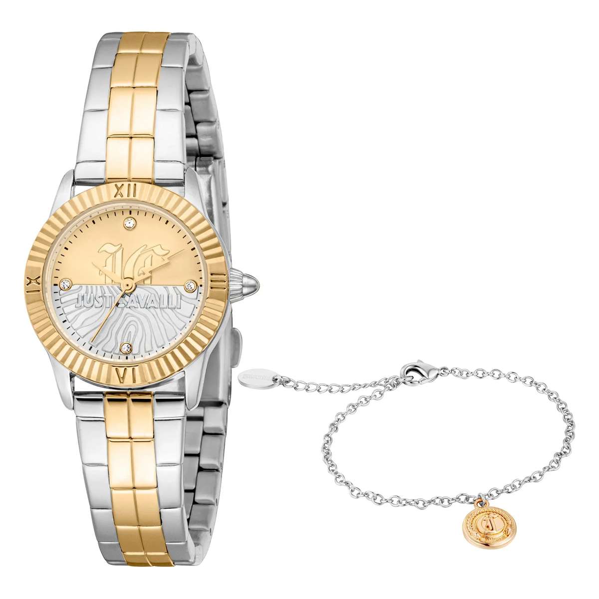 Just Cavalli SET Mini Raffinata Two Tones Yellow Gold