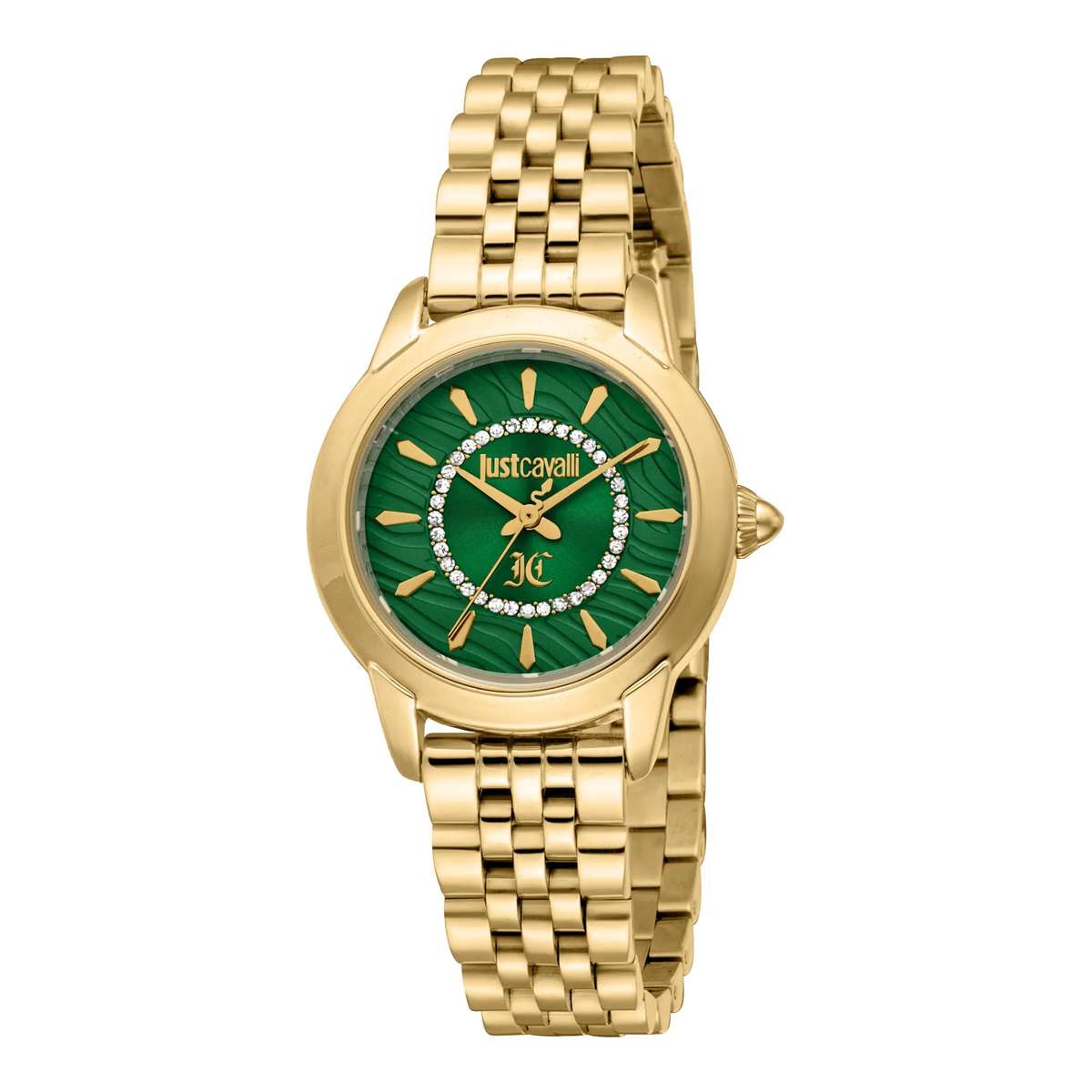 Just Cavalli Animalier Allegra Yellow Gold Green