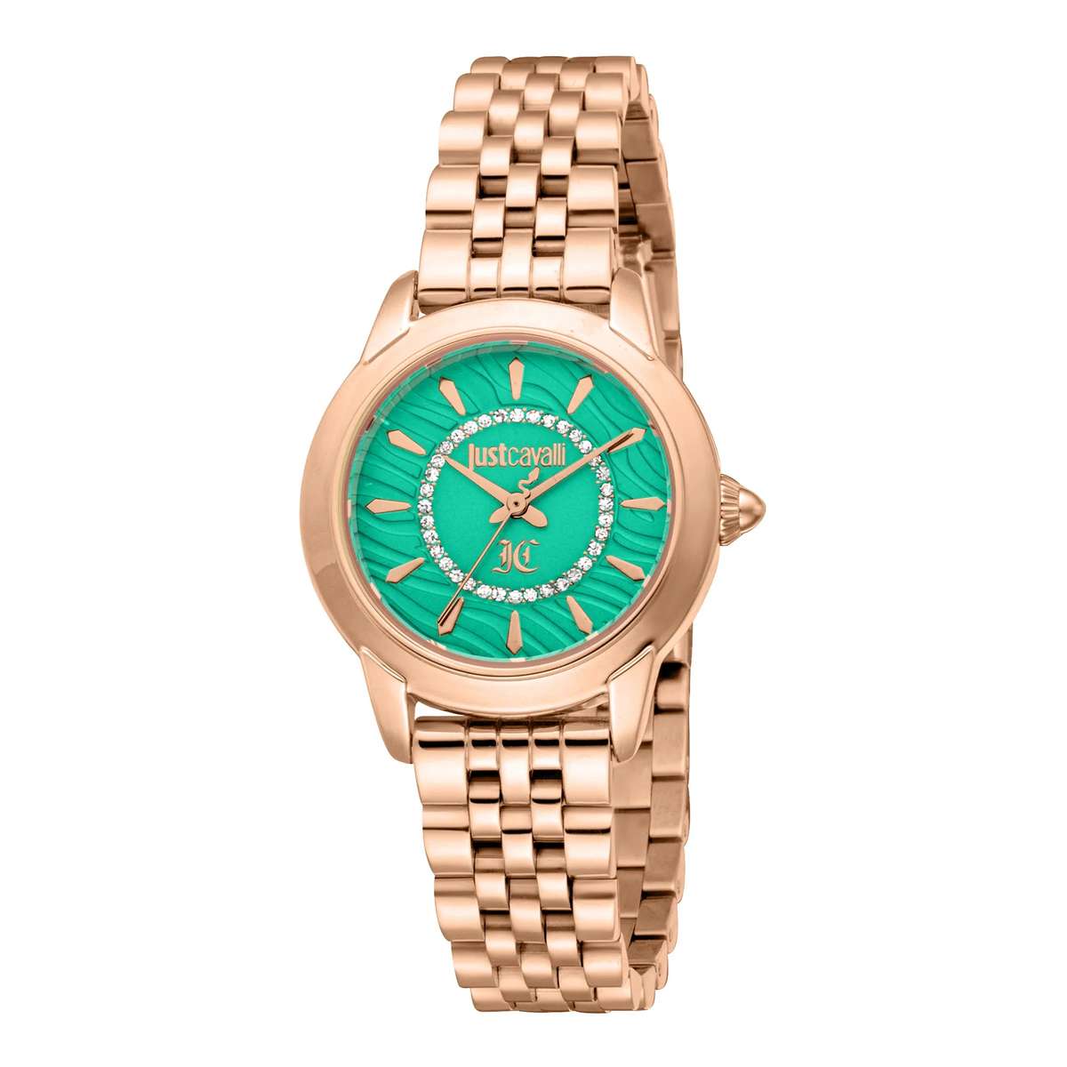 Just Cavalli Animalier Allegra Rose Gold Turquoise