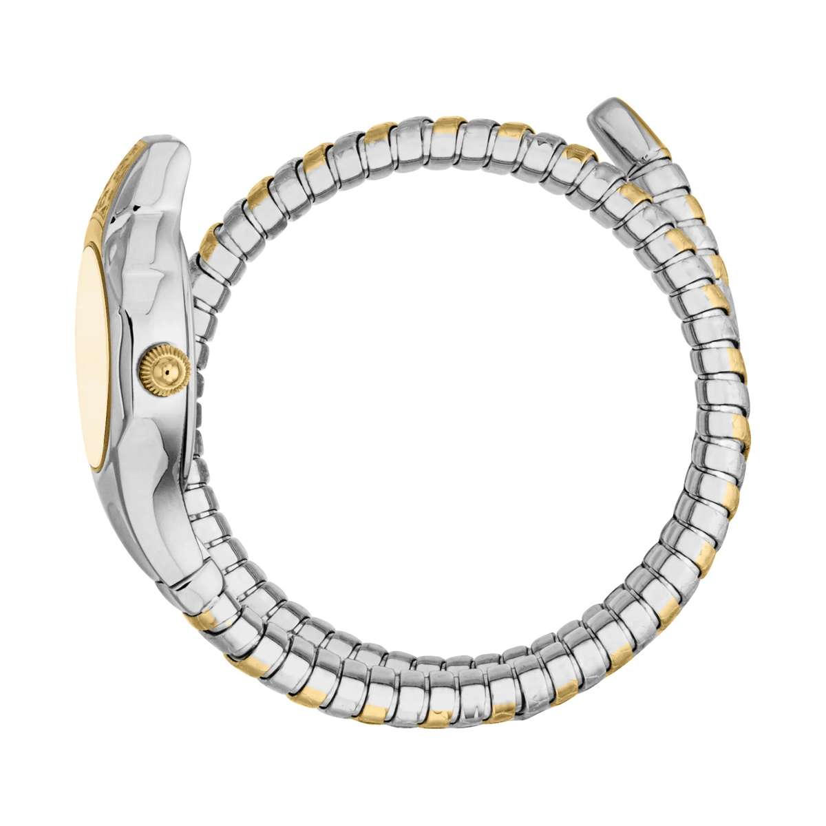 Just Cavalli Signature Snake Fiore Two Tones YG Champagne