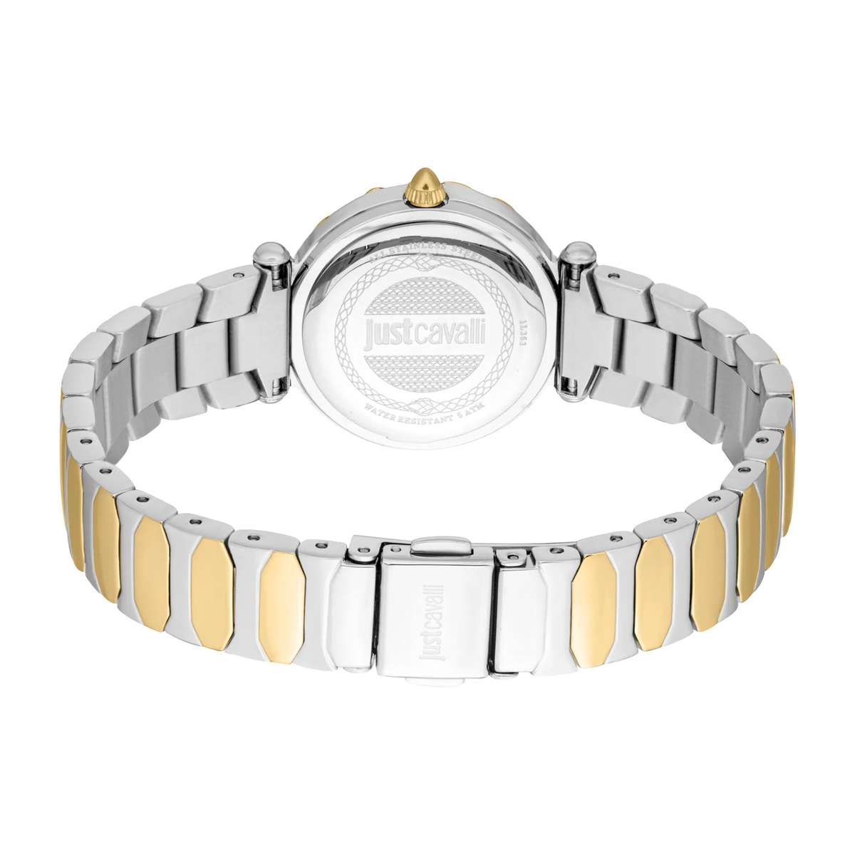 Just Cavalli Animalier Stella Snake Two Tones YG Silver