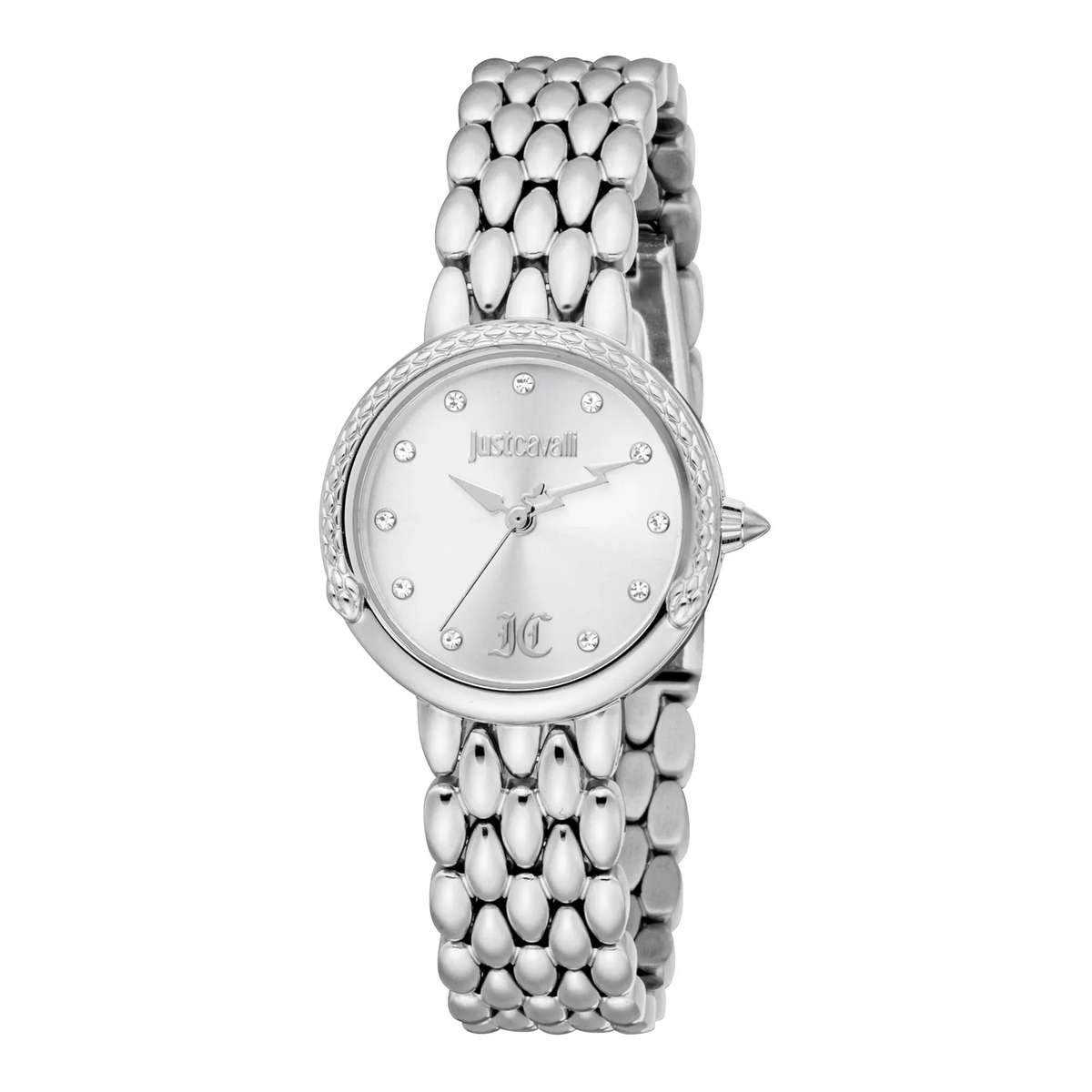 Just Cavalli Animalier Rosa Snake Silver
