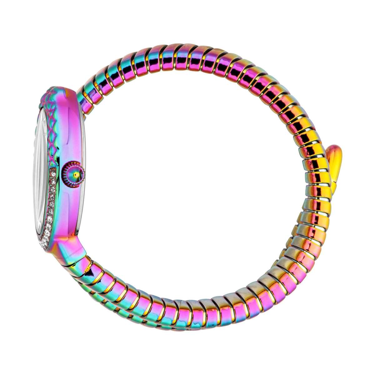 Just Cavalli Signature Snake Fiore Rainbow Antique white